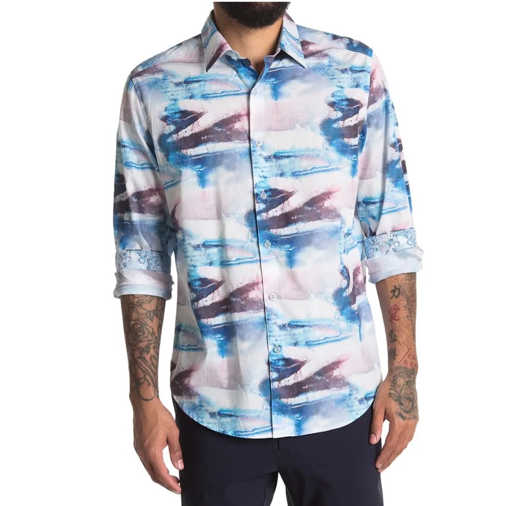 ROBERT GRAHAM Shirt Artesia Flip Cuff Button Down